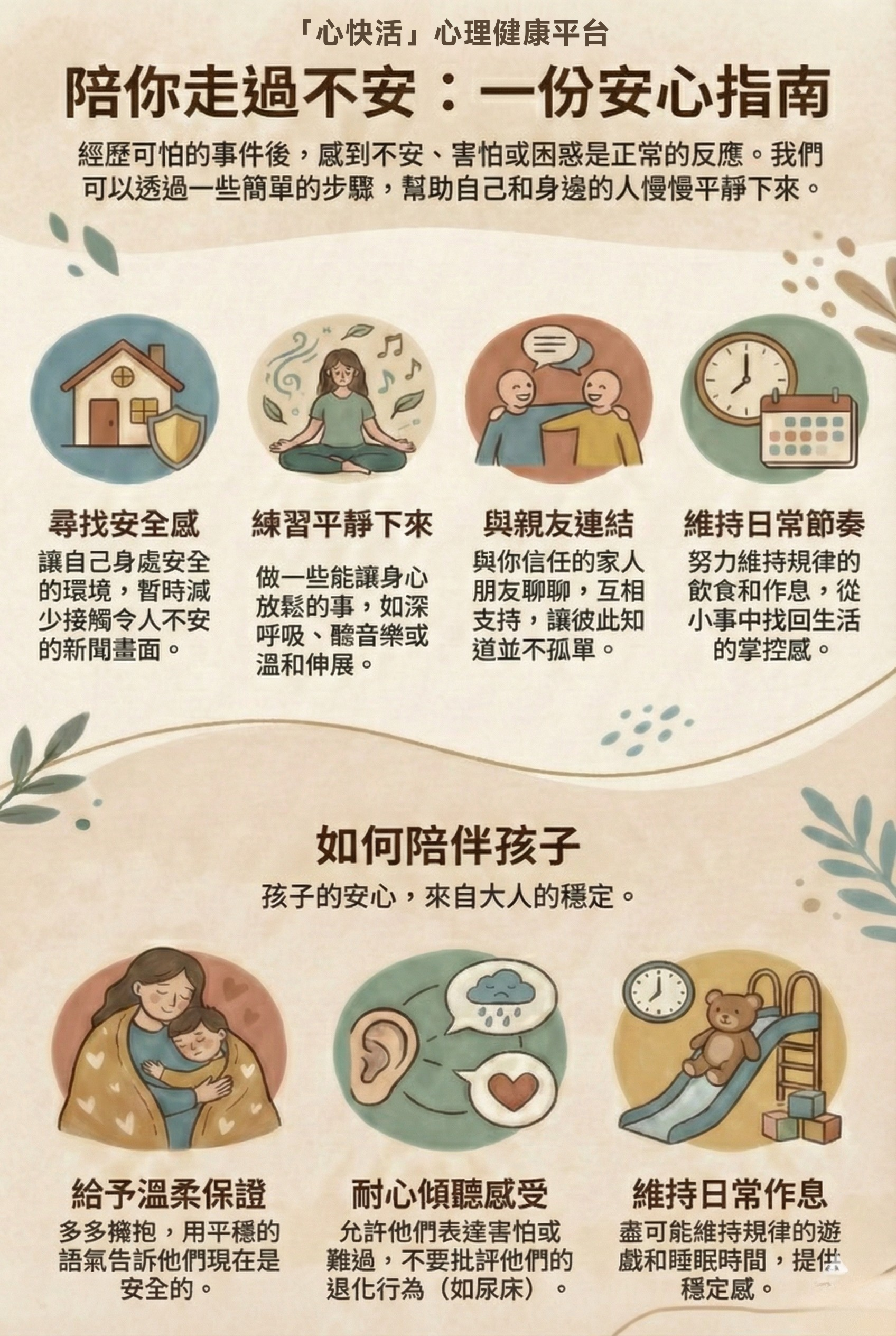 陪你走過不安：一份安心指南- 文章專區- 心快活心理健康學習平台